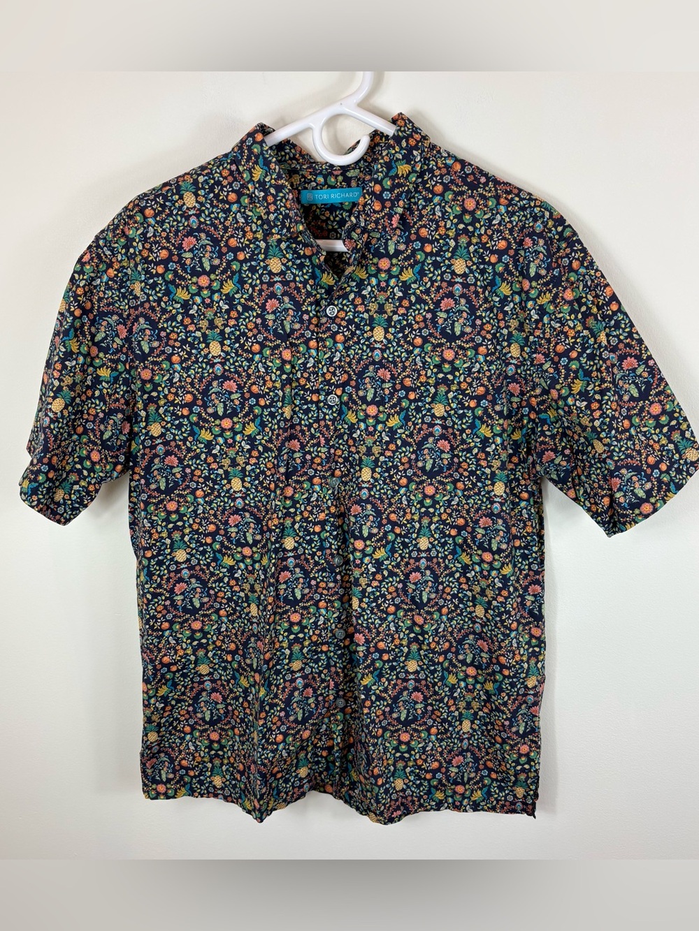 TORI RICHARD Floral Button Down Shirt